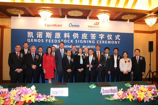 Qenos Feedstock Signing Ceremony, Beijing
